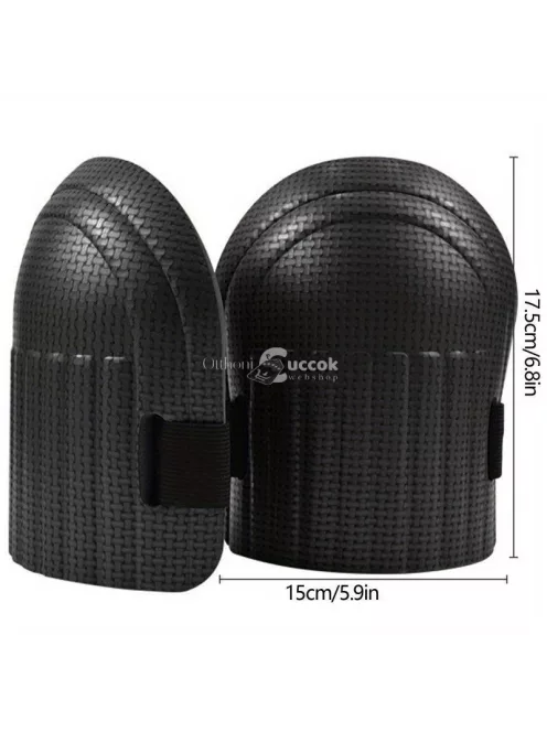 2 db Puha Hab Térdvédő Fekete – Kényelmes és Tartós Védelem Kerti Munkához és Háztartási Feladatokhoz