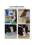 2 db Puha Hab Térdvédő Fekete – Kényelmes és Tartós Védelem Kerti Munkához és Háztartási Feladatokhoz