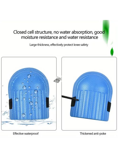 2 db Puha Hab Térdvédő Fekete – Kényelmes és Tartós Védelem Kerti Munkához és Háztartási Feladatokhoz