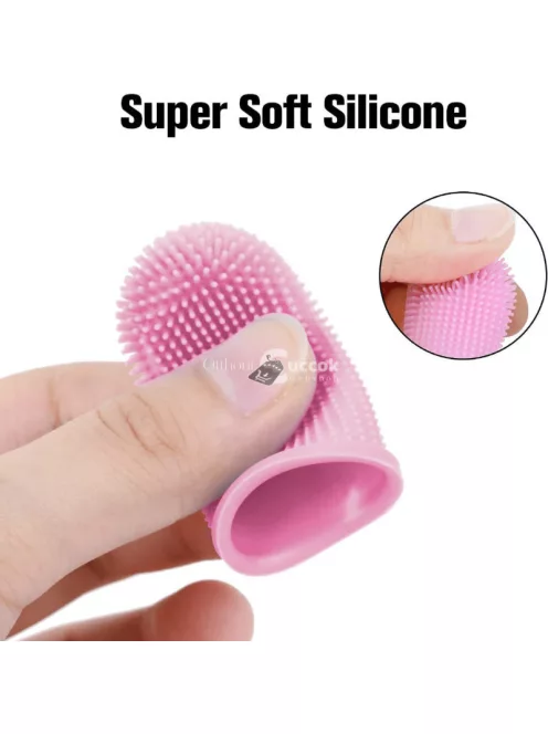 Szuperpuha szilikon fogkefe kisállatoknak - Kényelmes és biztonságos szájápolás kutyáknak és macskáknak