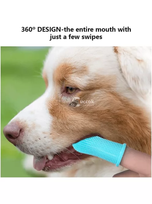 Szuperpuha szilikon fogkefe kisállatoknak - Kényelmes és biztonságos szájápolás kutyáknak és macskáknak
