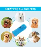 Szuperpuha szilikon fogkefe kisállatoknak - Kényelmes és biztonságos szájápolás kutyáknak és macskáknak