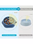 Habzsolásgátló etetőtál kutyáknak Zöld, Lassú Evés Segítő Kiegészítővel