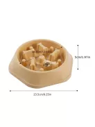 Habzsolásgátló etetőtál kutyáknak Zöld, Lassú Evés Segítő Kiegészítővel