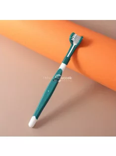   3-Fejes Kutyafogkefe Narancssárga - Hatékony Szájhigiénia Kutyáknak