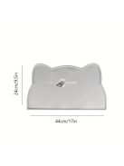 Vízálló szilikon alátét kisállat etető tálhoz, csúszásmentes, Rózsaszín