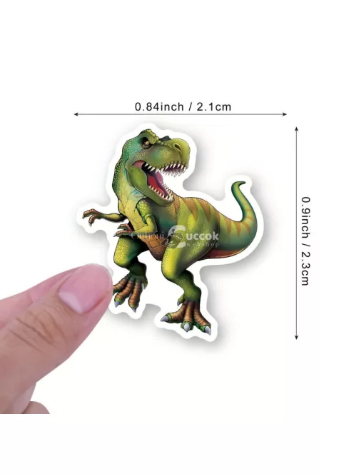 550 db-os Dinoszauruszos Matricatekercs Dínó 1 - Kreatív Gyermekfoglalkoztató és Dekorációs Csomag