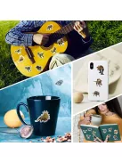 550 db-os Dinoszauruszos Matricatekercs Dínó 1 - Kreatív Gyermekfoglalkoztató és Dekorációs Csomag