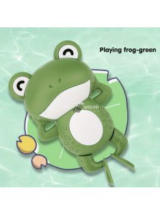   Úszó Béka Fürdőjáték Gyermekeknek - Zöld Színű Szórakoztató Játék Vízhez