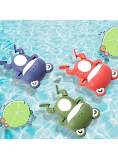   Úszó Béka Fürdőjáték Gyermekeknek - Zöld Színű Szórakoztató Játék Vízhez