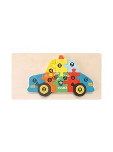   3D-s Montessori fa puzzle játék gyerekeknek - Dínó 1 témájú fejlesztő játék