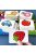 16 darabos Montessori fejlesztő Puzzle Kártya játék gyermekeknek