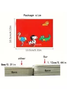 16 darabos Montessori fejlesztő Puzzle Kártya játék gyermekeknek