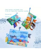 Textilkönyv kisgyerekeknek - Puha, interaktív oktatókönyv babáknak és totyogóknak