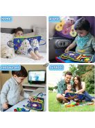 25 az 1-ben Matató Táska, Érzékszervi Fejlesztő Játék Gyerekeknek, Kék Színben