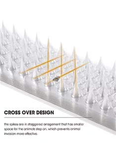   Macska- és madár riasztó tüskék kerítésre kültéri védelemhez