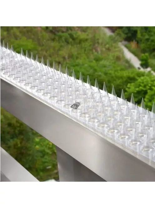 Macska- és madár riasztó tüskék kerítésre kültéri védelemhez