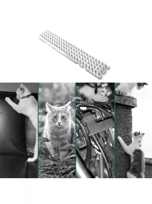 Macska- és madár riasztó tüskék kerítésre kültéri védelemhez