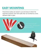 Macska- és madár riasztó tüskék kerítésre kültéri védelemhez