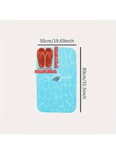   Nedvszívó fürdőszobaszőnyeg - Csúszásmentes, Gyorsan Száradó Padlószőnyeg fürdőszobai használatra