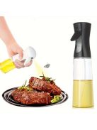 Utántölthető konyhai olajpermetező Fehér színű, precíziós adagolású főzőspray flakon
