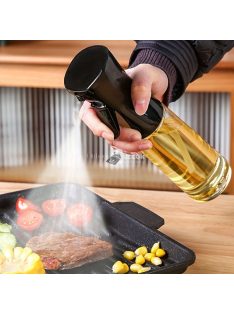   Utántölthető konyhai olajpermetező Fehér színű, precíziós adagolású főzőspray flakon