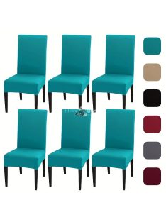   6db-os Székhuzat Szett – Univerzális, Könnyen Felhelyezhető és Mosható Székvédő Huzatok