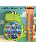 Dinoszauruszos Horgász Játék Gyerekeknek, Zöld Színű Szórakoztató Készségfejlesztő Játék