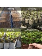 100db Lebomló Palántanevelő Tasak Kertészkedéshez és Növénytermesztéshez