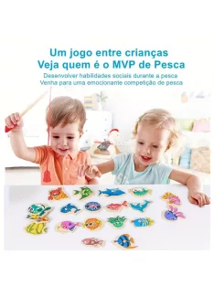   Montessori horgász játék gyerekeknek – Oktató és fejlesztő játékkészlet