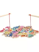 Montessori horgász játék gyerekeknek – Oktató és fejlesztő játékkészlet