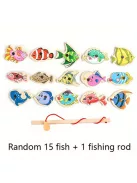 Montessori horgász játék gyerekeknek – Oktató és fejlesztő játékkészlet