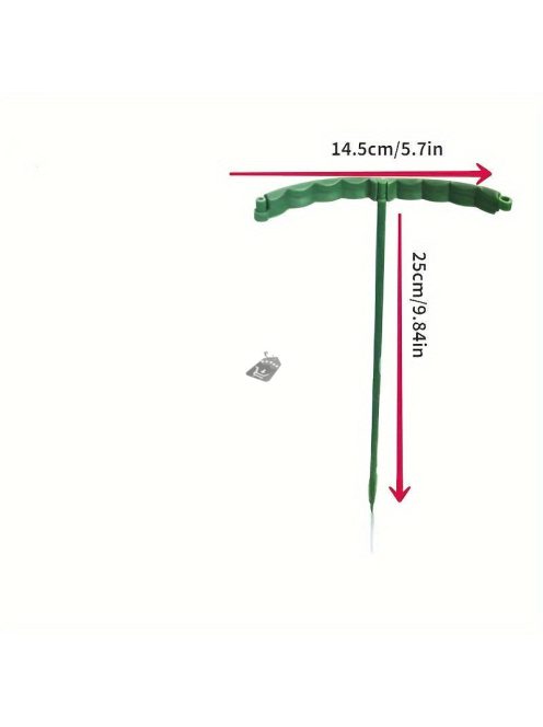 Műanyag növénytámasztó keret szett kertészeti növényekhez és virágokhoz
