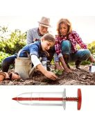 Mini kézi magvető fecskendő kertészeti vetőmag adagoláshoz