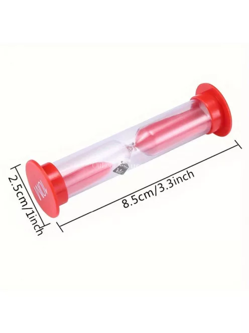 6db-os Időmérő Homokóra Szett - Színes Időzítő Készlet Tanuláshoz és Játékhoz