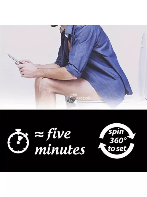 WC időmérő homokóra Férfi - fürdőszobai időzítő eszköz