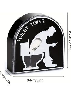   WC időmérő homokóra Férfi - fürdőszobai időzítő eszköz