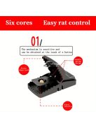 3db Hatékony Rágcsálócsapda Egérfogó Készlet