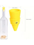 2db Muslica csapda, gyümölcslégy fogó palackdugó, hatékony kártevőirtó rendszer otthoni használatra