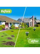 2db Kör alakú Napelemes Kártevőriasztó Kültéri Használatra