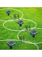 2db Kör alakú Napelemes Kártevőriasztó Kültéri Használatra