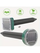 2db Kör alakú Napelemes Kártevőriasztó Kültéri Használatra