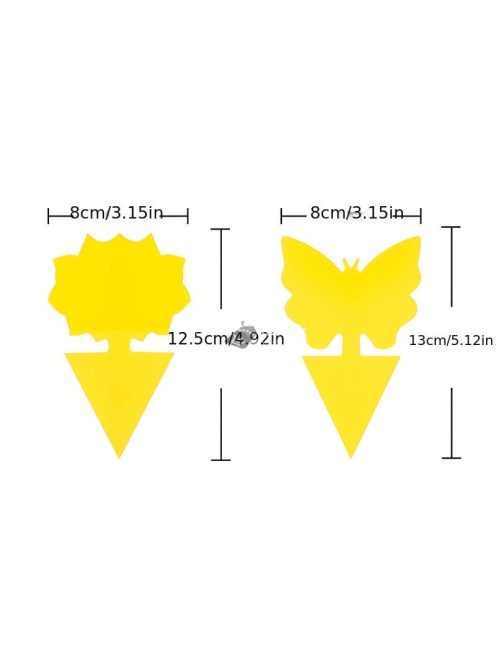 5db Hatékony Ragadós Rovarcsapda Beltéri és Kültéri Használatra