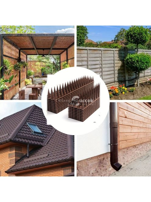 10db Tüskés Madár- és Macskariasztó Kertbe - Hatékony Állatriasztó Eszköz Kültéri Használatra