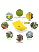 Ragacsos rovarfogó papír tekercs, beltéri és kültéri használatra, 10 darabos csomag