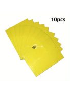 Ragacsos rovarfogó papír tekercs, beltéri és kültéri használatra, 10 darabos csomag