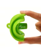 Összecsukható szilikon tölcsér Zöld - Praktikus konyhai eszköz folyadékok és porok adagolásához