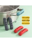 2db Hőálló Szilikon Edényfogantyú Fedő Kék Színben