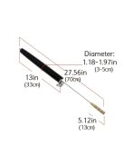 Szárítógép- és szellőző tisztító kefe, hatékony szöszeltávolító eszköz