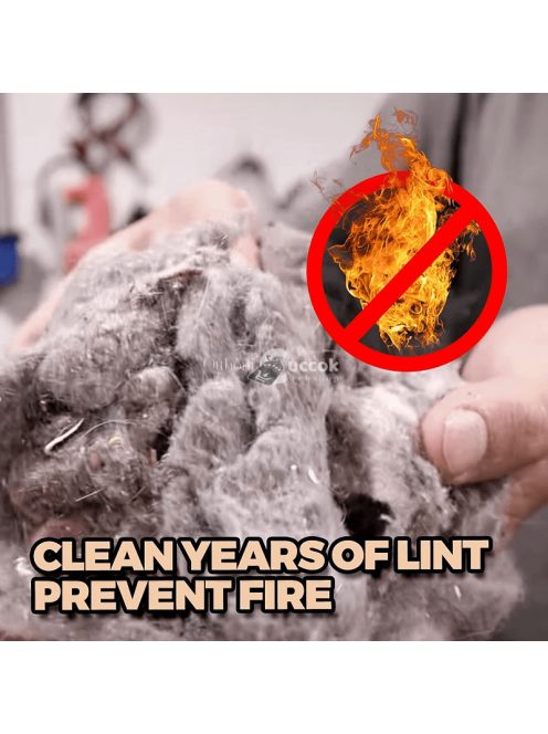 Szárítógép- és szellőző tisztító kefe, hatékony szöszeltávolító eszköz